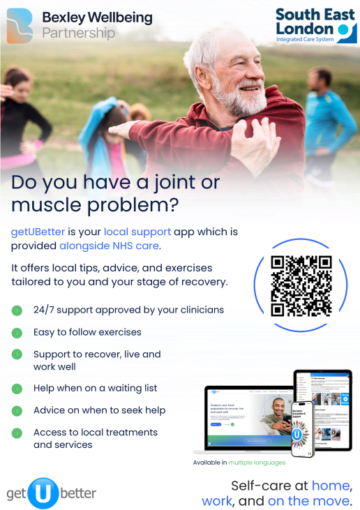 Do you have a joint or muscle problems? getUBetter app available for free.
