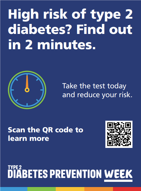 High risk of type 2 diabetes? Find out in 2 minutes. Link to survey.