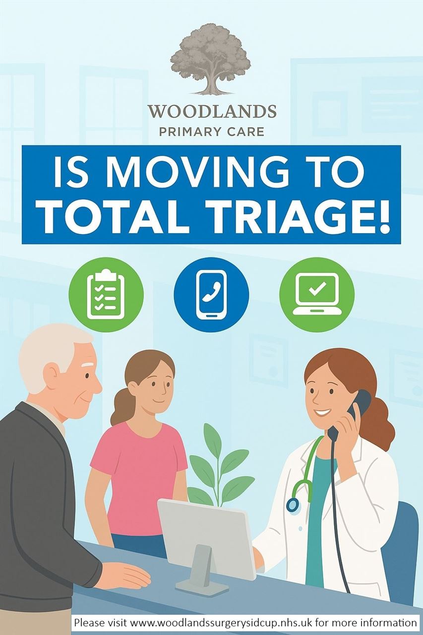 Woodlands Primary Care is moving to Total Triage!