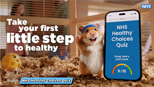 Take your firsy little steps to health with the NHS healthy choices quiz